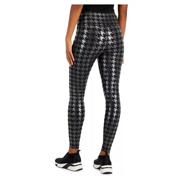 New INC INTERNATIONAL CONCEPTS Women's Compression Houndstooth Leggings - Picture 3 of 8